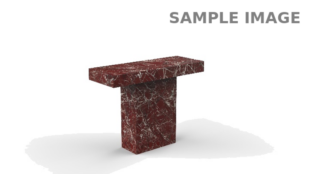 Keaton Console Table - Burgundy