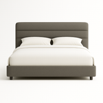 Sita Channel-Tufted Upholstered Platform Bed