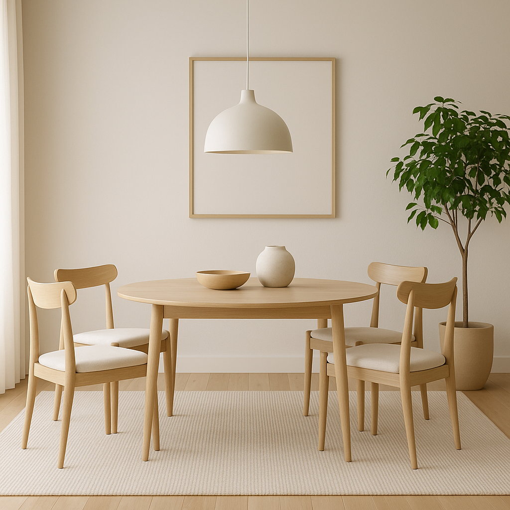 Ella Dining Set - 4-Piece (Table + 4 Chairs)