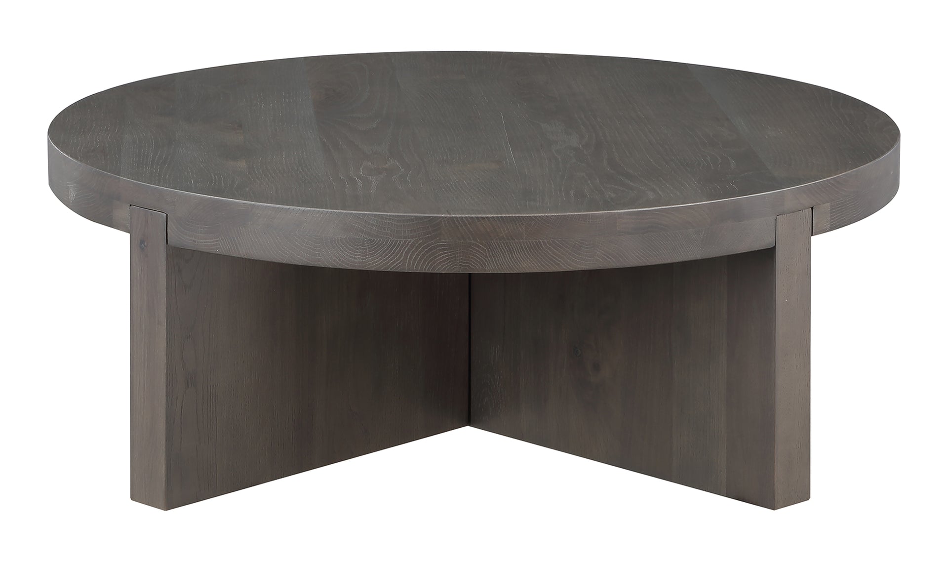 Folke Coffee Table - Round Dark Brown