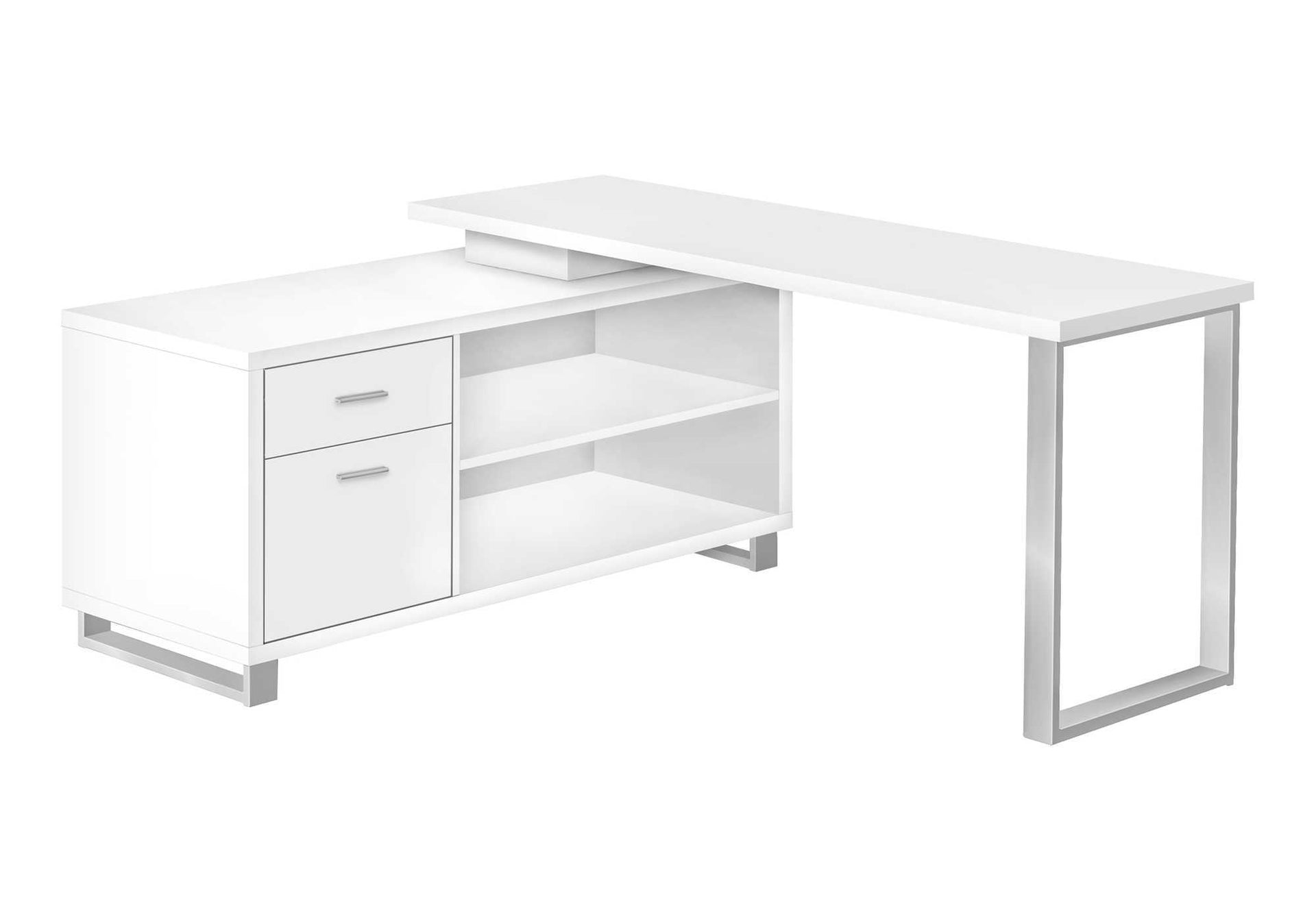 Elena L-Shaped Storage Desk