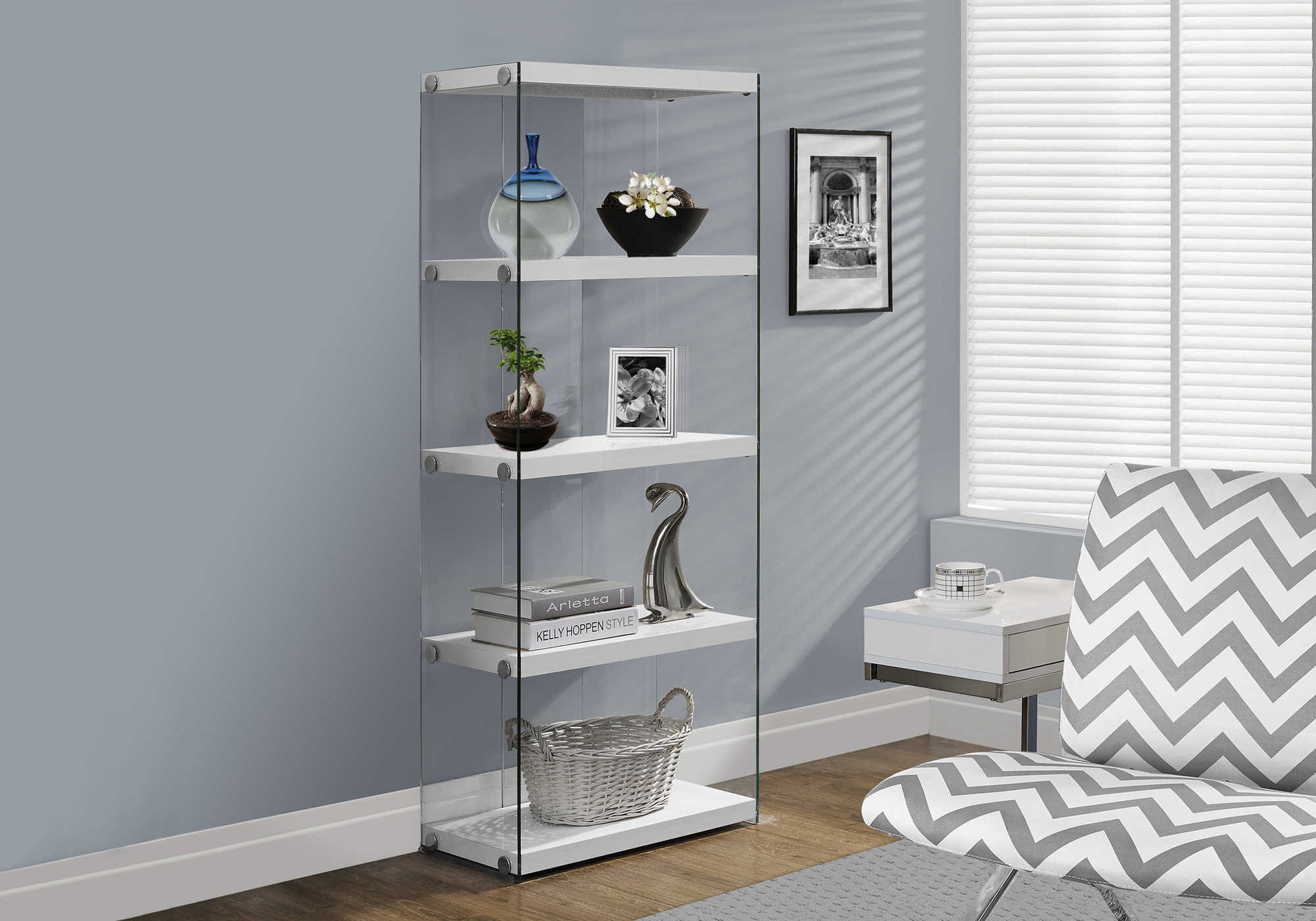 CrystalView Glass Display Shelf