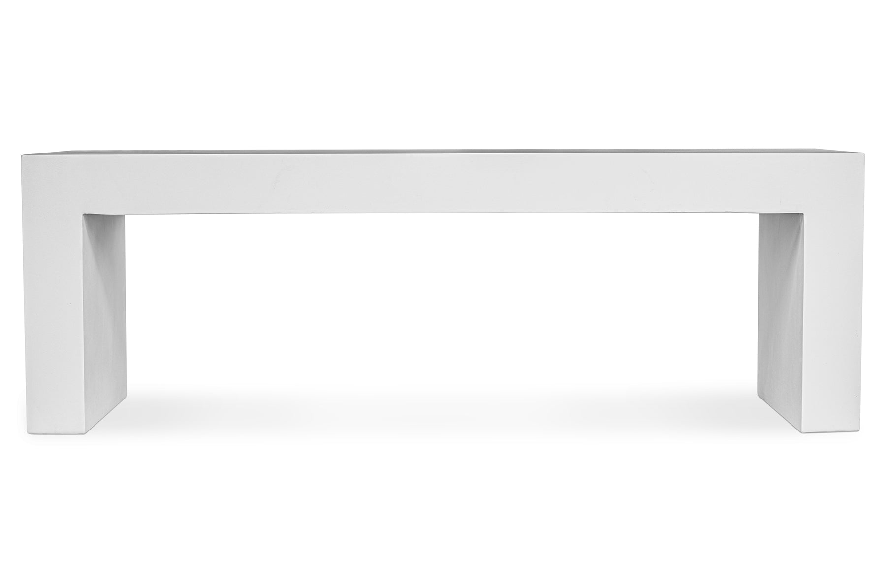 Lazarus Outdoor Bench - White