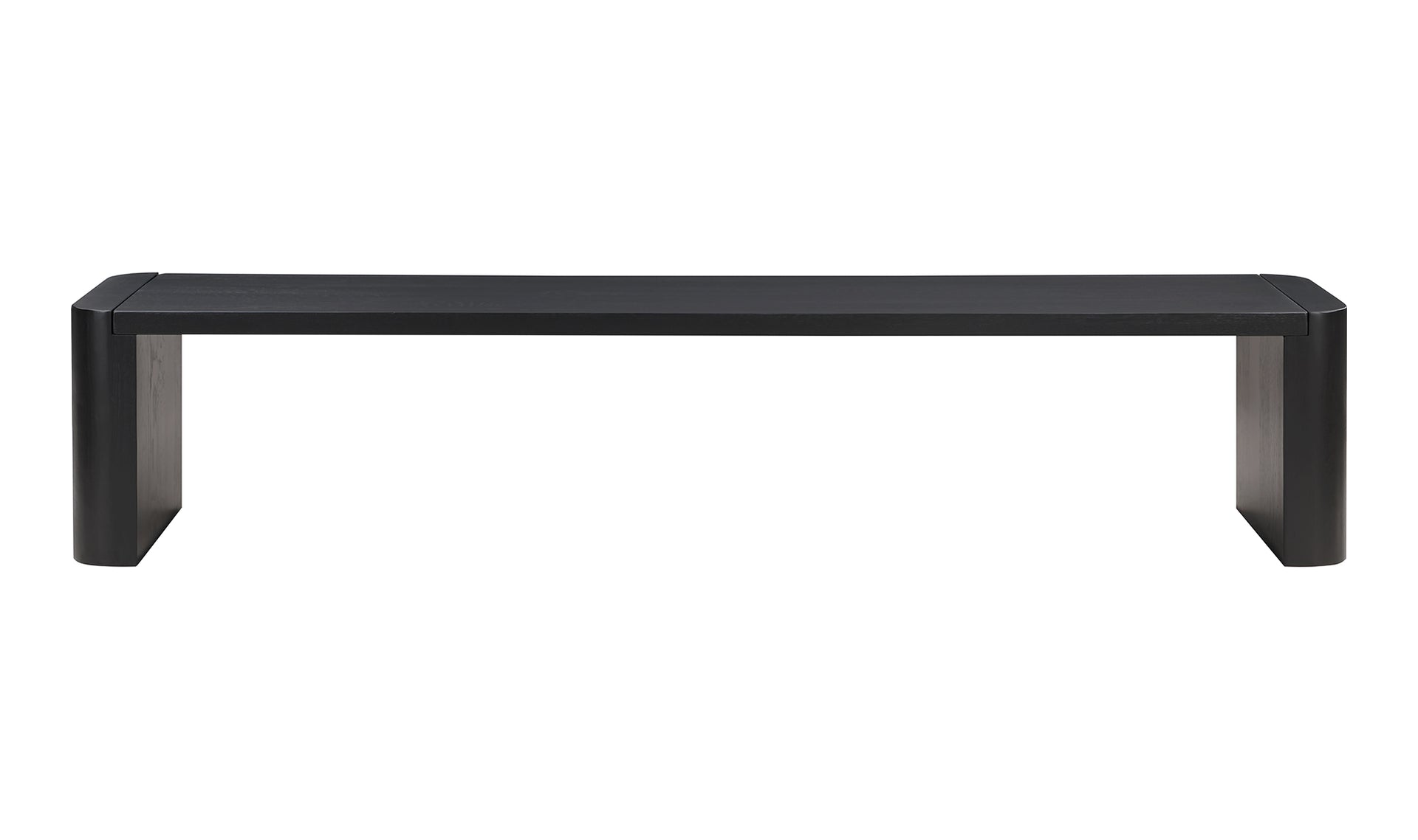 Post Dining Bench - Black (Large)