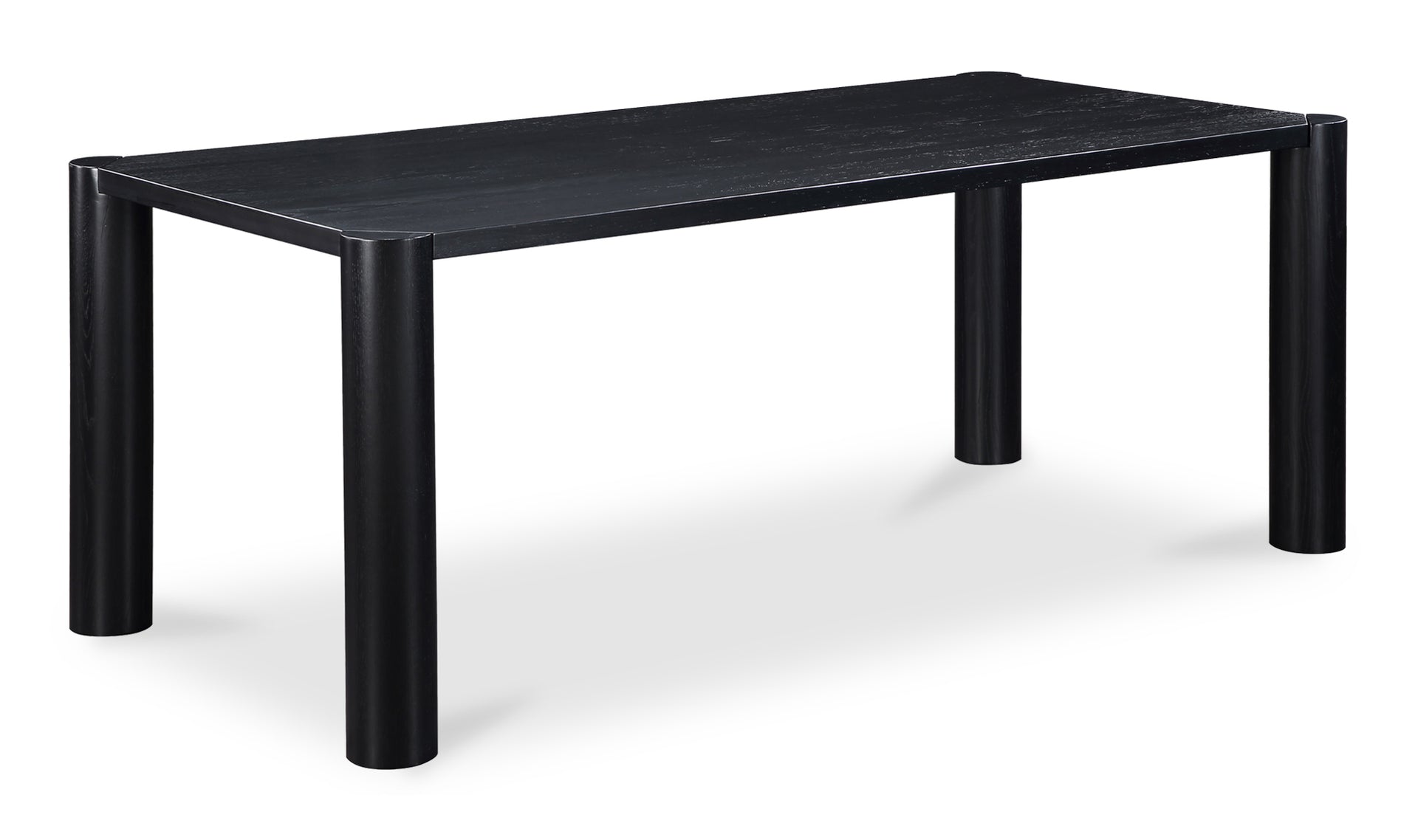 Post Dining Table - Small Black