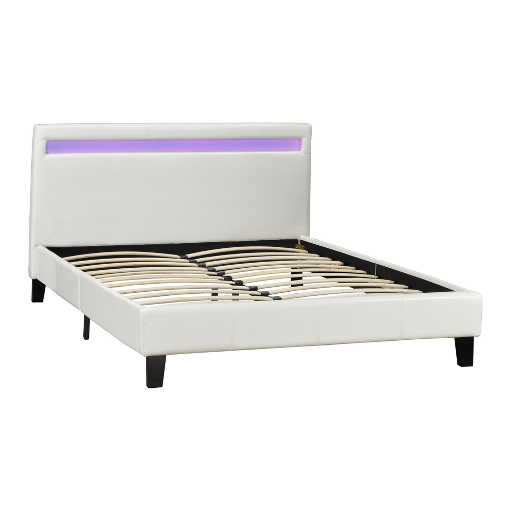 Dhara Platform Bed - White