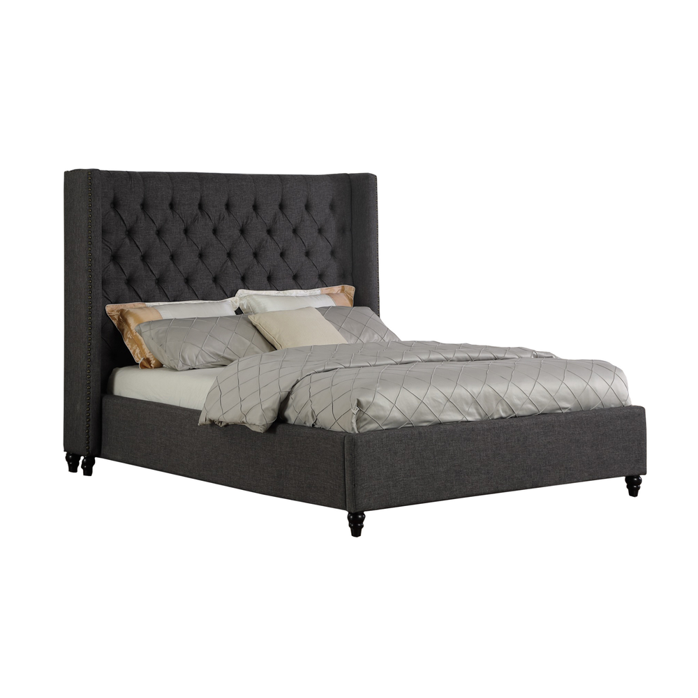 LaMelo Platform Bed - Brown