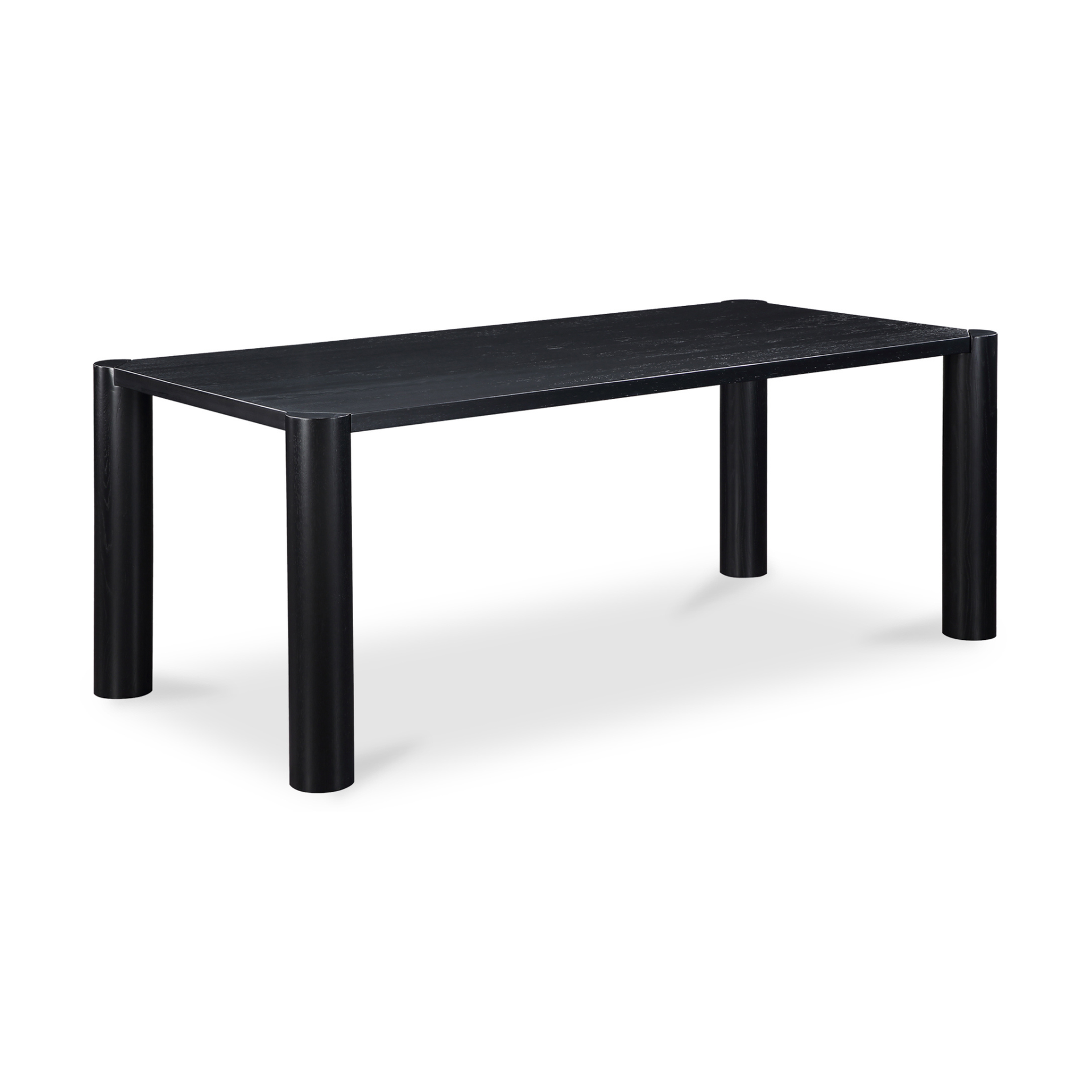Post Dining Table - Small Black