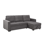 Soho Reversible Sectional Sofa - Grey