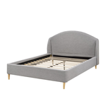 Mason Platform Bed - Grey