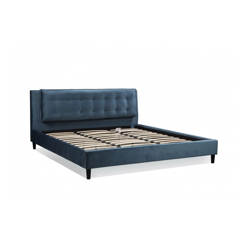 Zachariah Platform Bed - Grey