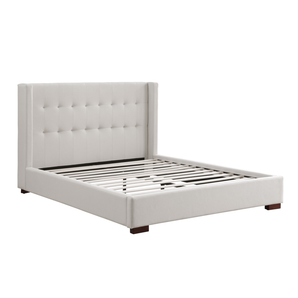 Lennox Upholstered Platform Bed - Beige