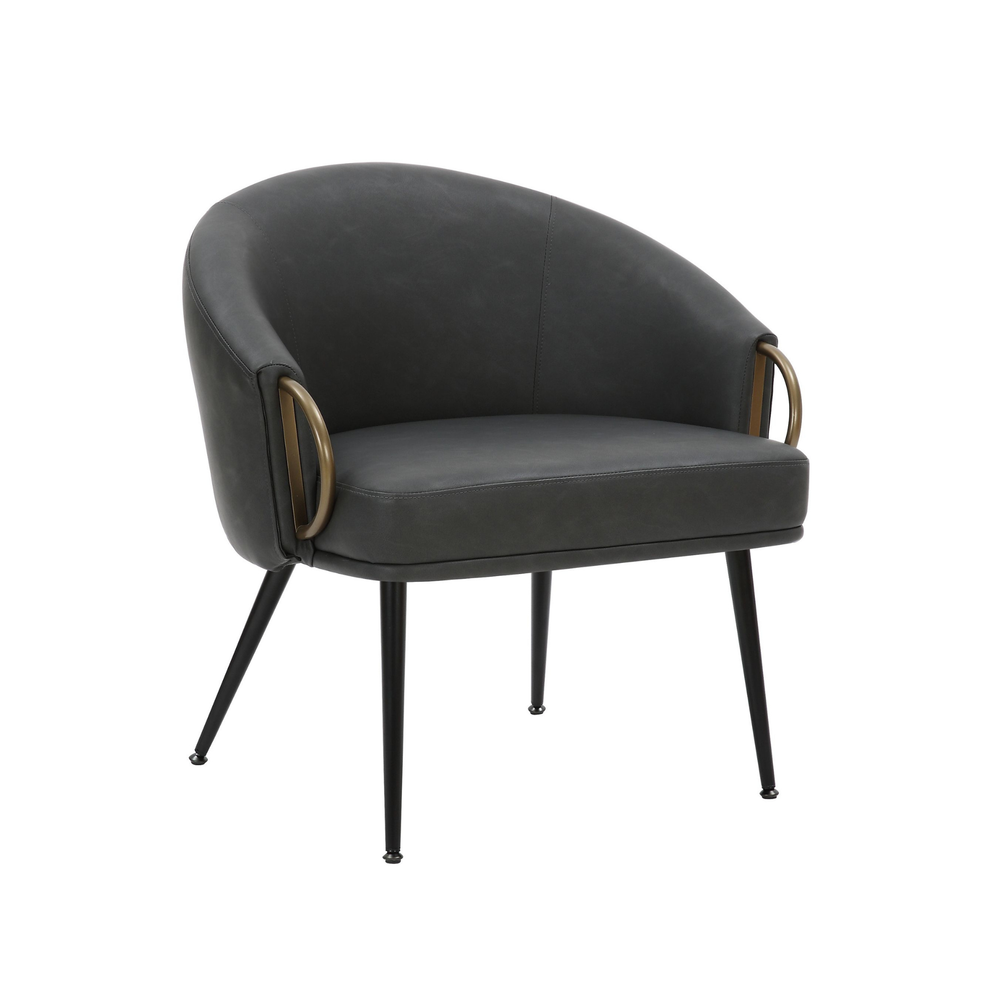 Zita Accent Chair - Charcoal