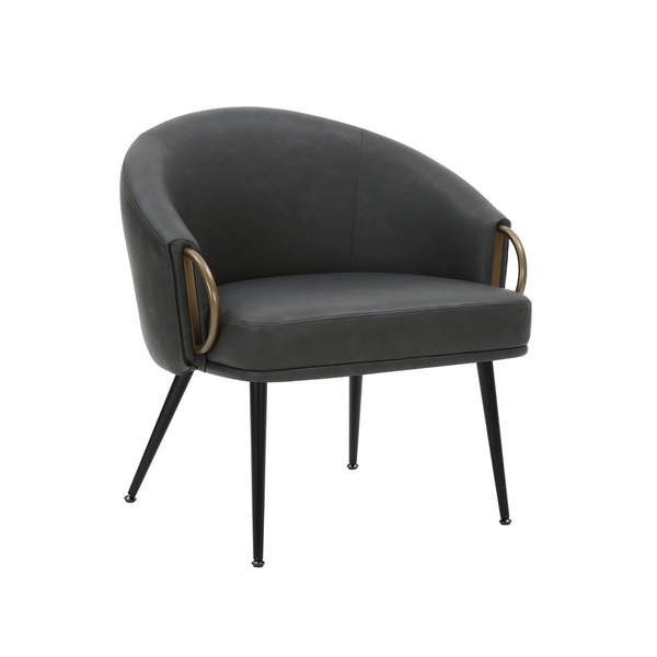 Zita Accent Chair - Charcoal