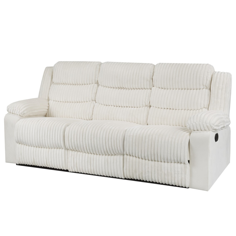 Romilly Recliner Sofa - White