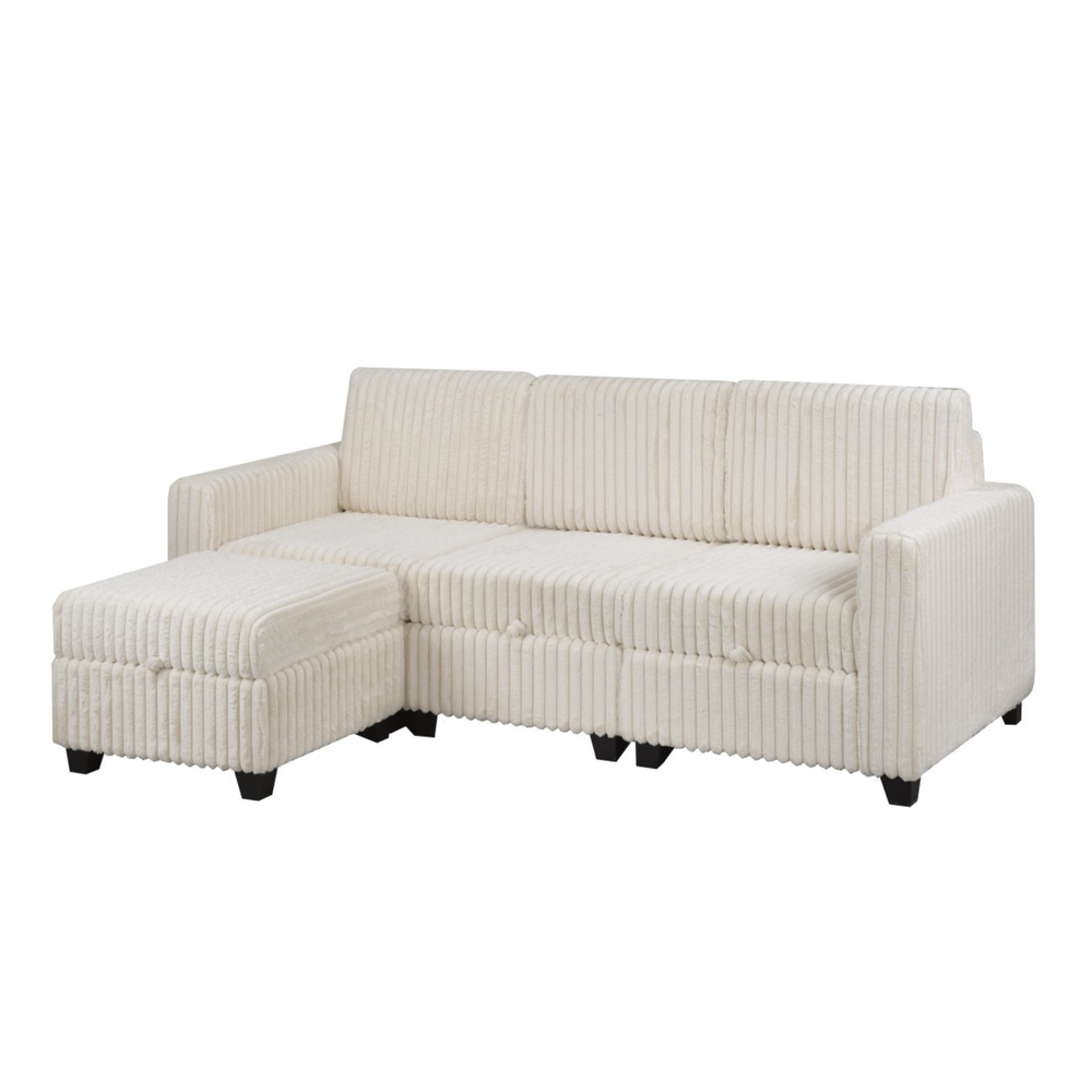 Lotus Modular Sectional Sofa - Brown