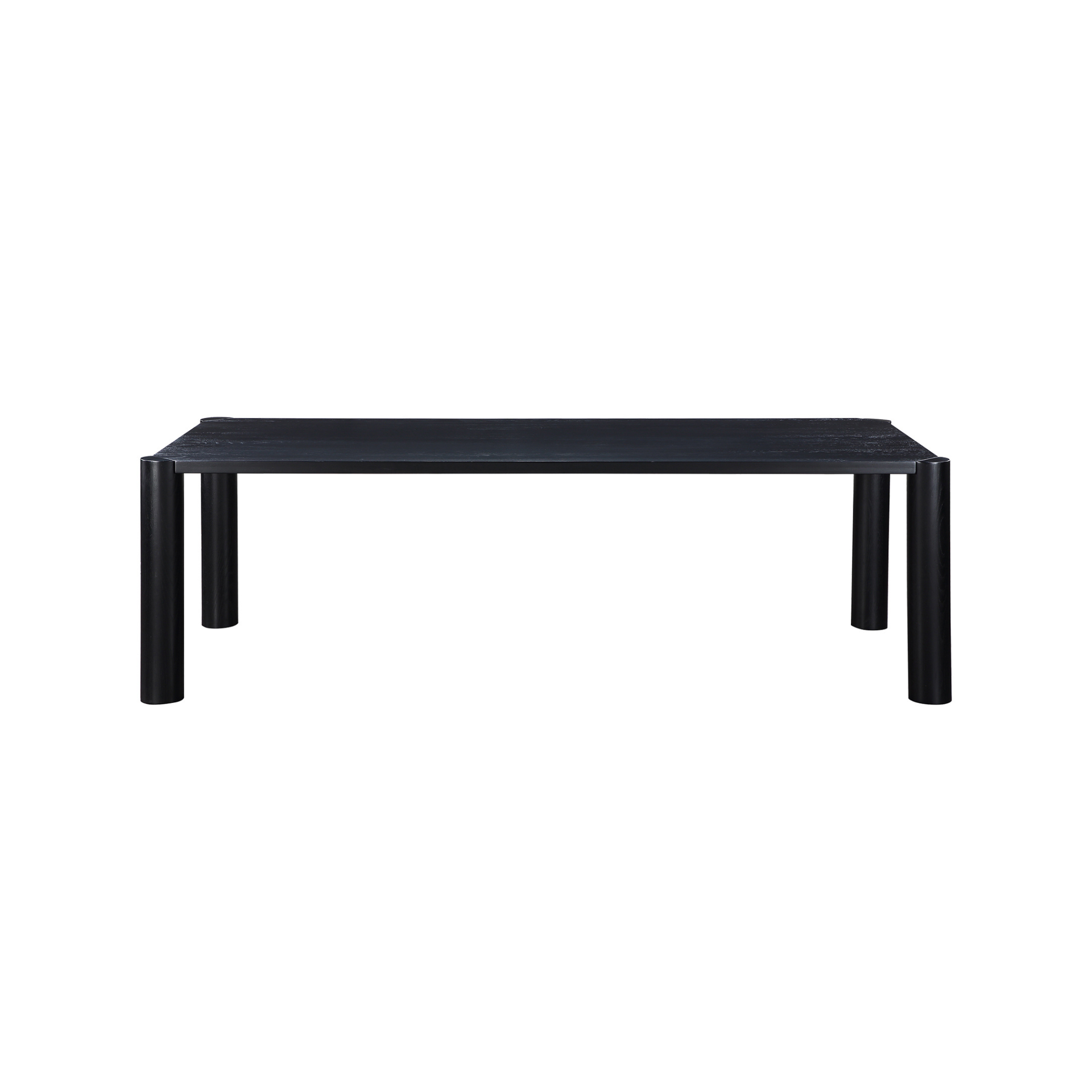 Post Dining Table - Large Black