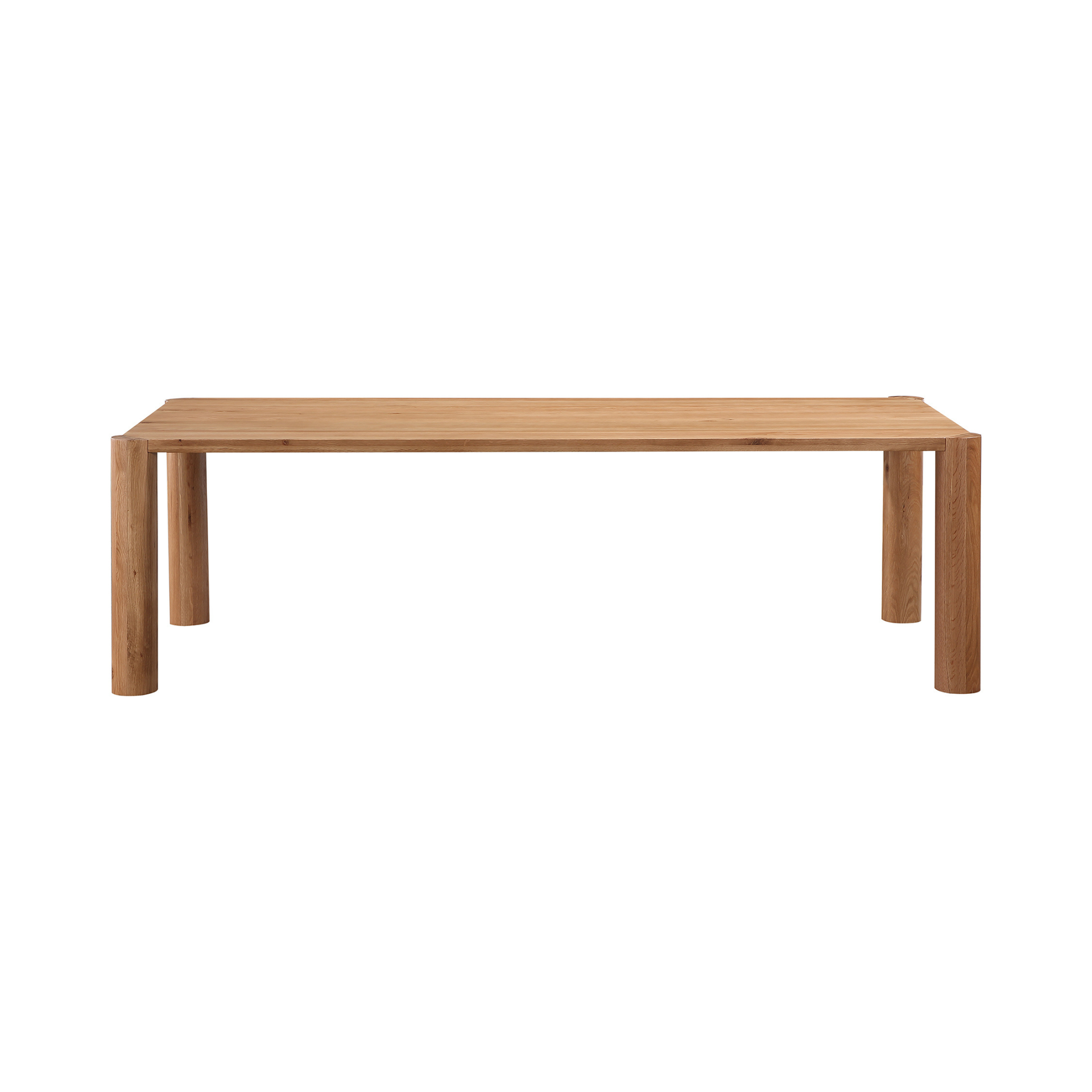 Post Dining Table - Large Natural Oak