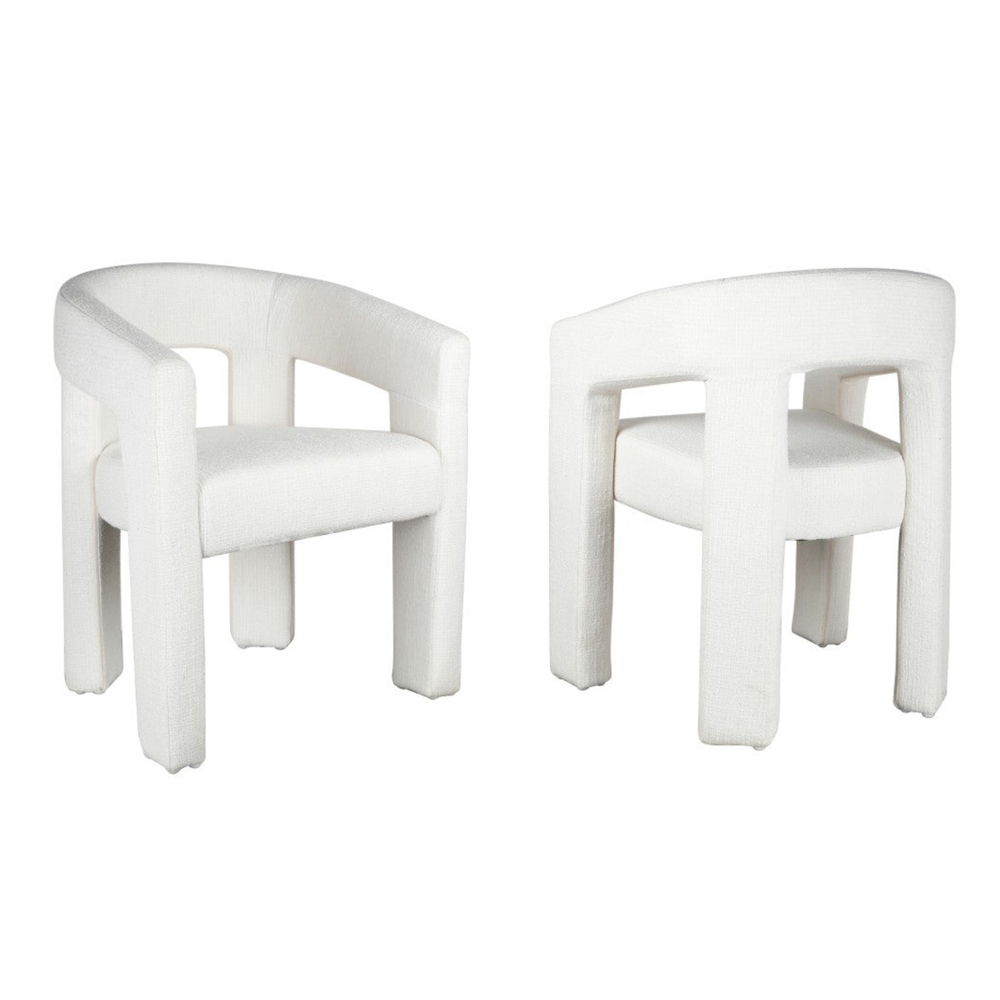 Arlo Dining Chairs - White (Set of 2)