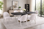 Rowan 7-Piece Dining Set - Black/Beige
