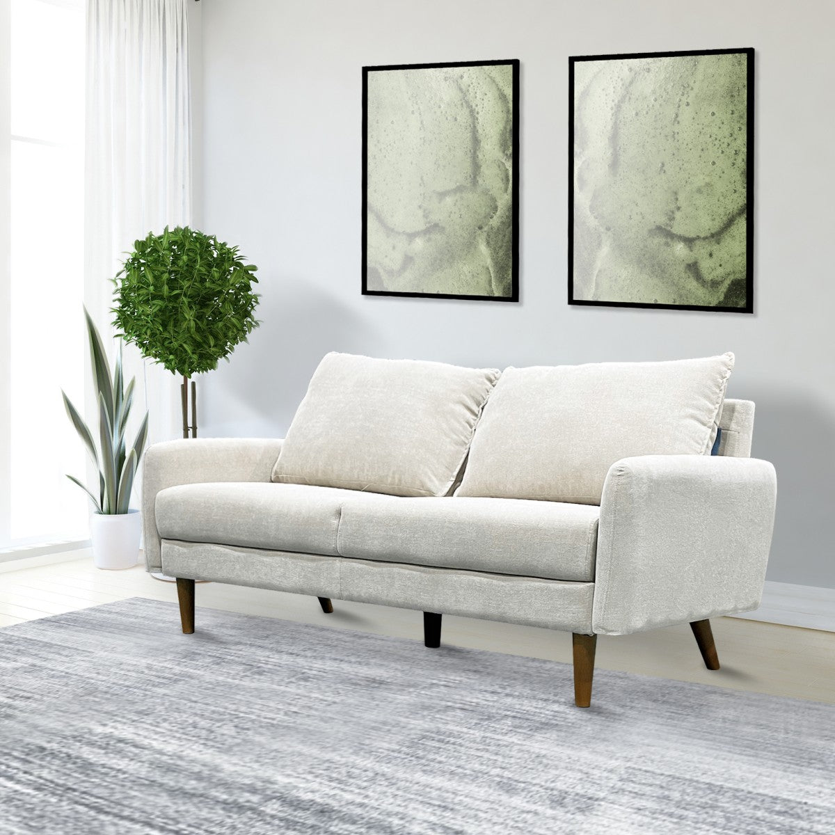 Nia 3 Seater Sofa - Beige