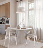 Akira Dining Set - White