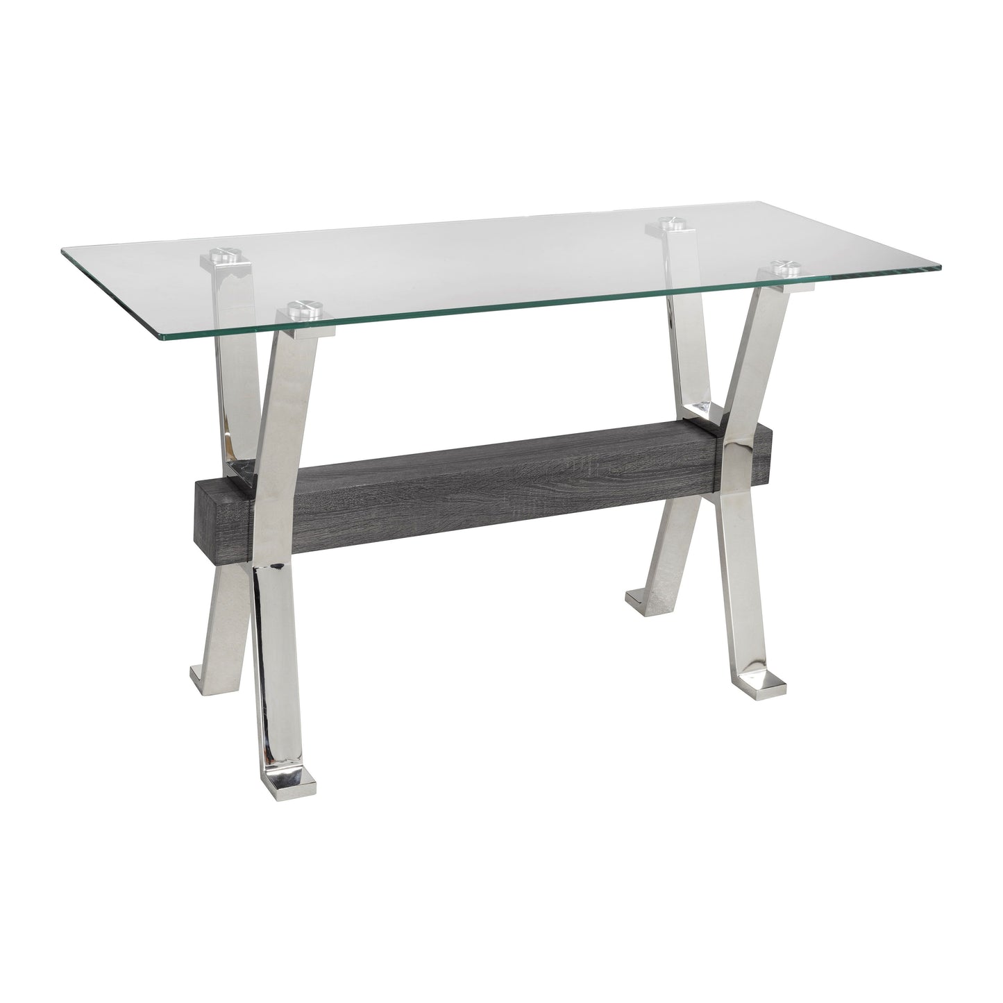 Ezra Coffee Table Series, Grey/silver