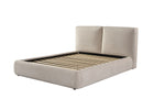 Sloane Low-Profile Upholstered Platform Bed - Beige