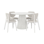 Akira Dining Set - White
