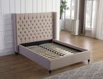 Melo Platform Bed - Brown