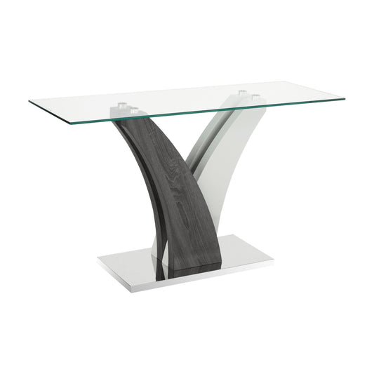 Jerome Sofa Table, Grey/white