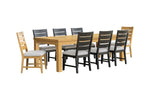 Oslo Dining Set - Oak/Black