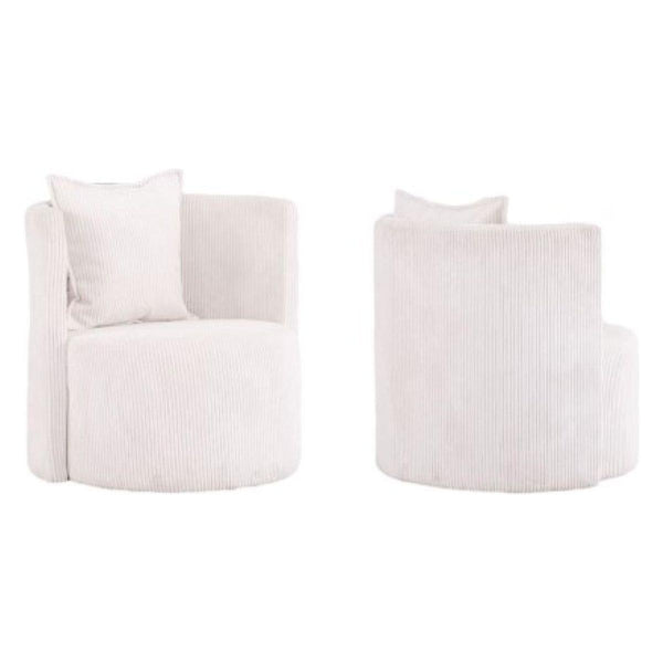 Brickell Accent Chair - White