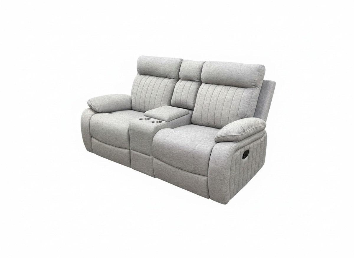 Contemporary Sectional Sofa | Fabric | Elyse Recliner Loveseat Collection