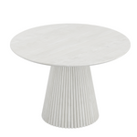 Sorrel 5-Piece Round Dining Set - White Wash