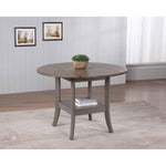 Lia Drop Dining Table - Grey