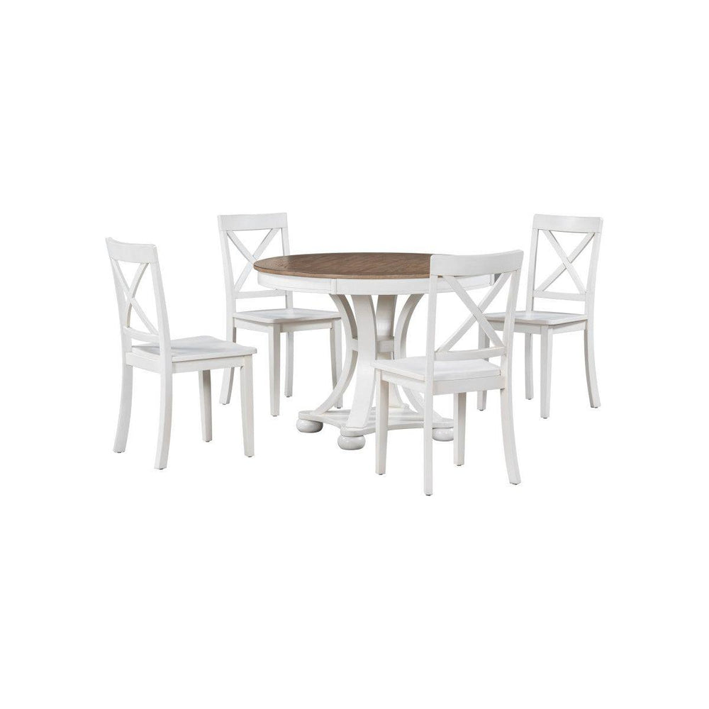 Paige Dining Set - White