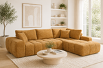 Vince RHF Sectional - Mustard