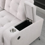 Una Sleeper Sectional - Beige