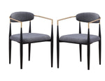 Miles Dining Chair (Set of 2) - Grey