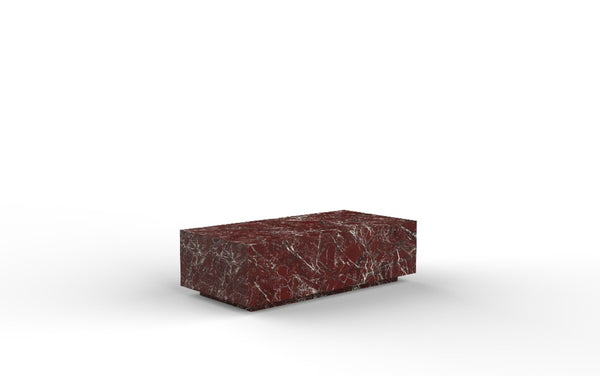 Kellan Coffee Table - Burgundy