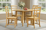 Harlow 5-Piece Drop-Leaf Kitchen Set - Natural
