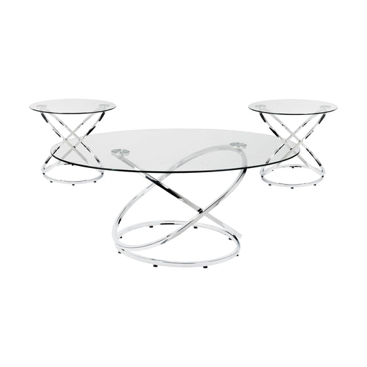 Donald 3-Piece Coffee Set, Silver