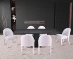 Rowan 7-Piece Dining Set - Black/Beige