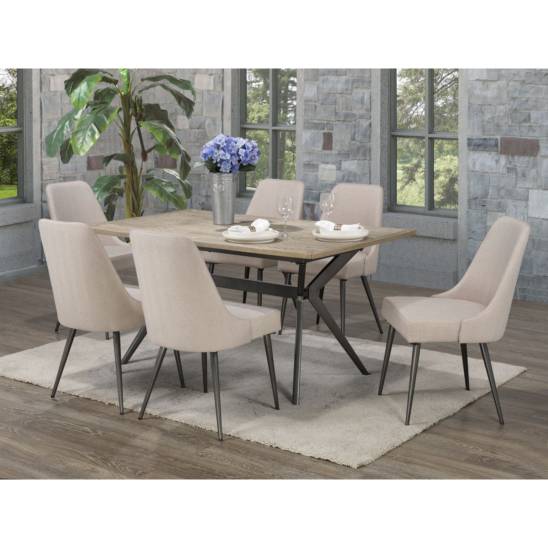 Regina Dining Set - Beige