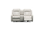 Oakwood Leather Power Recliner Love Seat