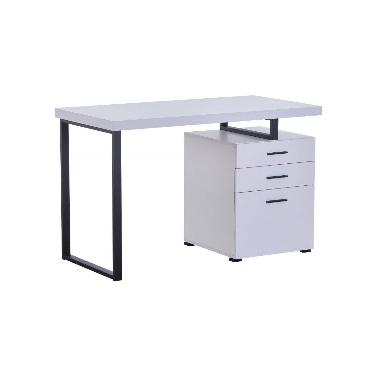 Elena Office Desk - White