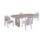 Delphine 5-Piece Dining Set - Beige
