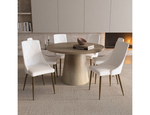 Godiva Round Pedestal Dining Table