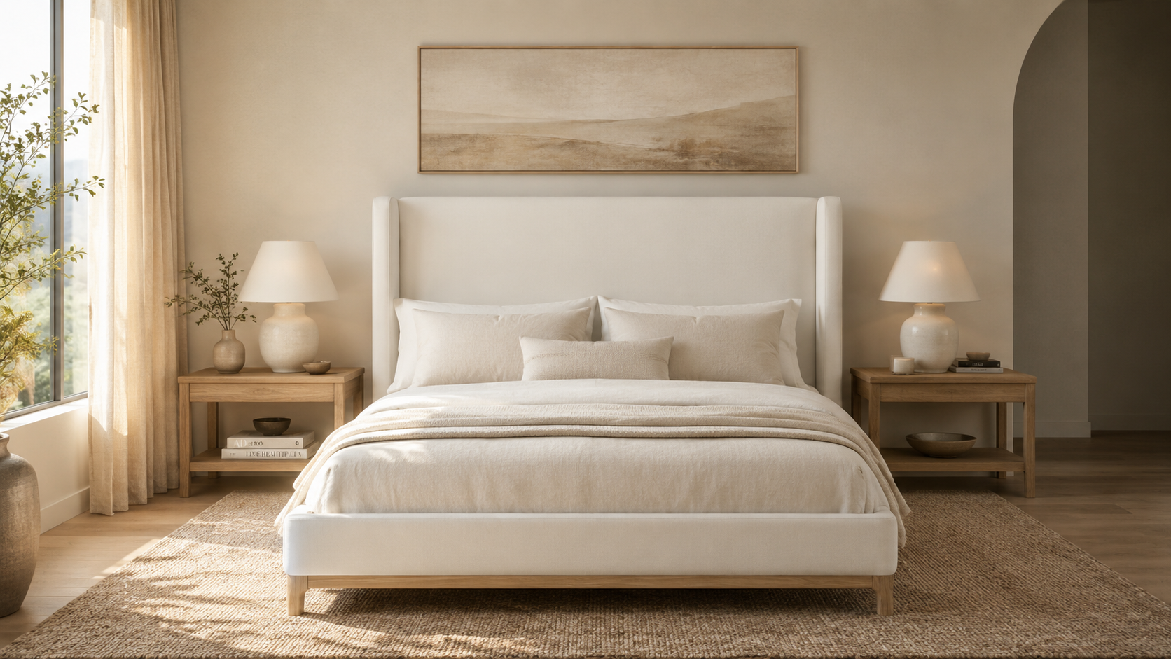 Drake bed styled bedroom